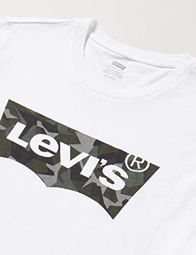 Levi's Housemark Graphic tee Camiseta, White (Ssnl Hm Camo White 0249), XX-Large para Hombre