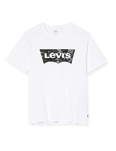 Levi's Housemark Graphic tee Camiseta, White (Ssnl Hm Camo White 0249), XX-Large para Hombre