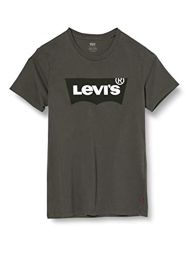 Levi's Housemark Graphic tee T-Shirt, Grey (Ssnl Hm Forge Iron 0248), Small para Hombre