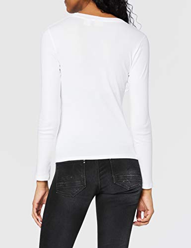Levi's LS Baby tee Camiseta, White +, XS para Mujer
