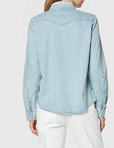 Levi's Modern Western, Blusa para Mujer, Azul (Indigogo 0021), 32 (Talla del fabricante: X-Small)