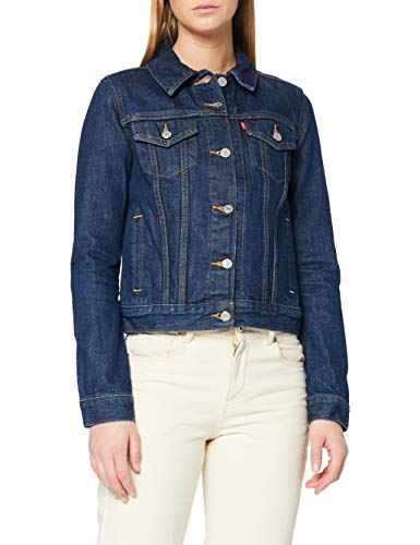 Levi's Original Trucker Chaqueta Vaquera, Clean Dark Authentic, XS para Mujer