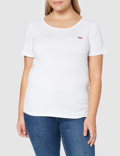 Levi's Plus Size PL T-Shirt, 2 Pack tee White+/Starstruck Heather, 3 X para Mujer