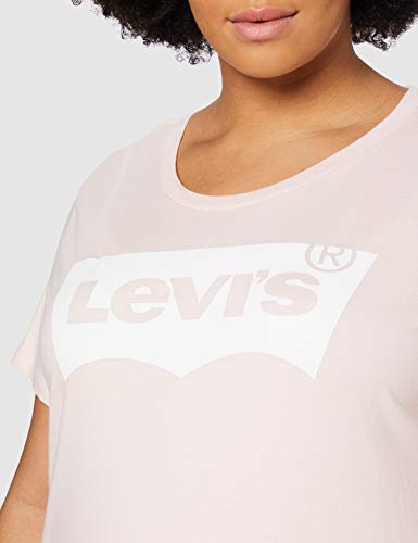 Levi's Plus Size tee Camiseta, Rosa (Pl BRW Peach Blush 0095), XXX-Large (Talla del Fabricante: 3 X) para Mujer