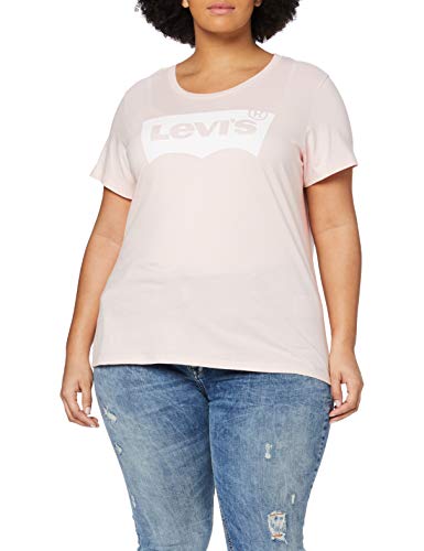 Levi's Plus Size tee Camiseta, Rosa (Pl BRW Peach Blush 0095), XXX-Large (Talla del Fabricante: 3 X) para Mujer