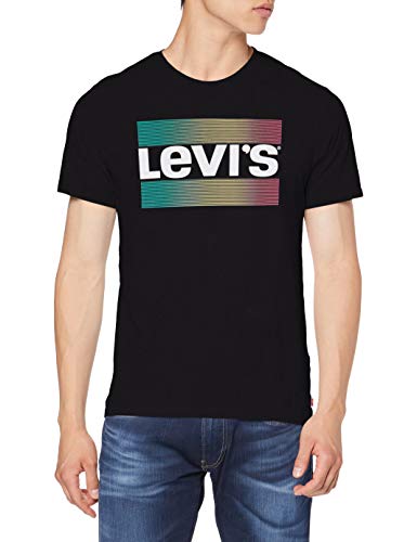 Levi's Sportswear Logo Graphic Camiseta, Black (Ssnl Sw Gradient Mineral Black 0031), X-Large para Hombre