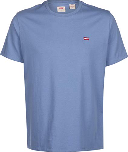Levi's SS Original Hm tee Camiseta, Colony Blue, L para Hombre