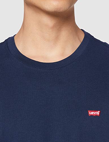 Levi's SS Original Hm tee Camiseta, Cotton + Patch Dress Blues, XL para Hombre