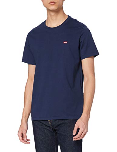 Levi's SS Original Hm tee Camiseta, Cotton + Patch Dress Blues, XL para Hombre