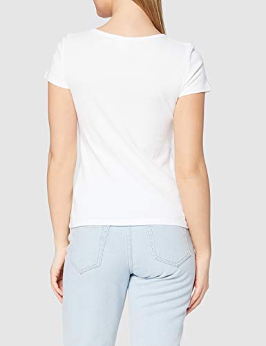 Levi's T-Shirt, Multicolore (2 Pack Tee White +/Mineral Black 0000), Large Donna