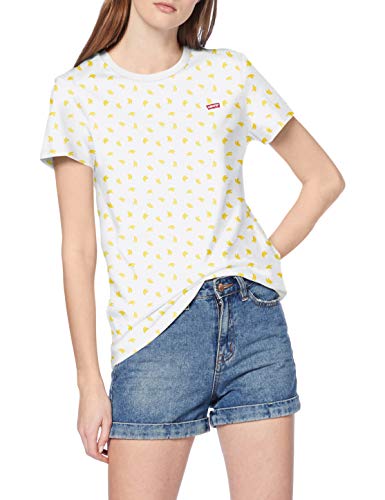 Levi's tee Camiseta, Multicolour (Bananas Fun Yellow 0079), X-Small para Mujer