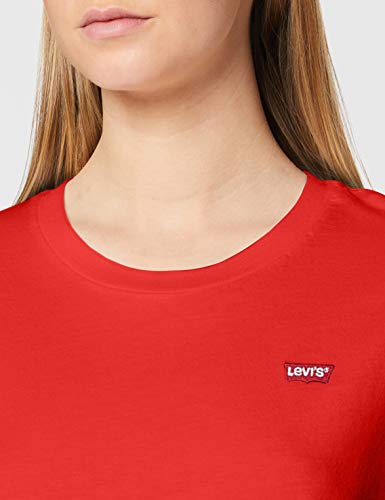 Levi's tee Camiseta, Red (Tomato 0082), Small para Mujer