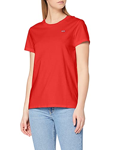 Levi's tee Camiseta, Red (Tomato 0082), Small para Mujer