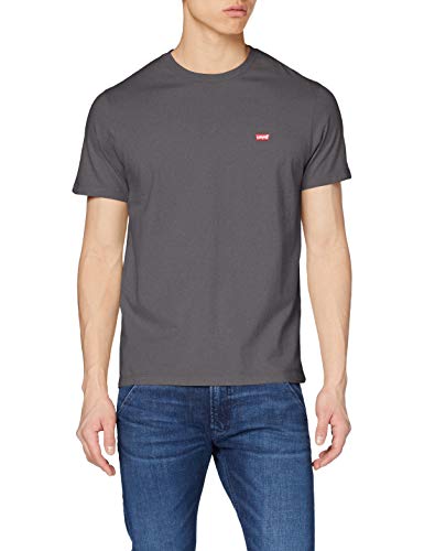 Levi's The Original Camiseta, Grey (Hm Patch OG tee Forged Iron 0004), Small para Hombre
