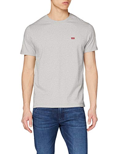 Levi's The Original tee Camiseta, Grey (Cotton + Patch Medium Grey Heather Emb 0015), X-Small para Hombre