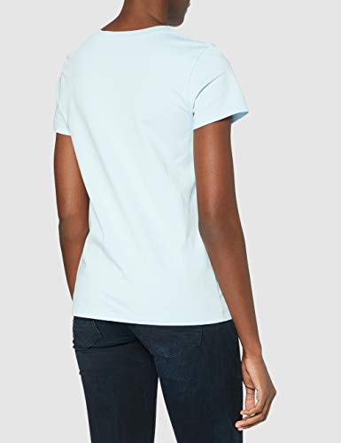 Levi's The Perfect Tee, Camiseta, Mujer, Azul (90's Serif T2 Baby Blue 0782), S