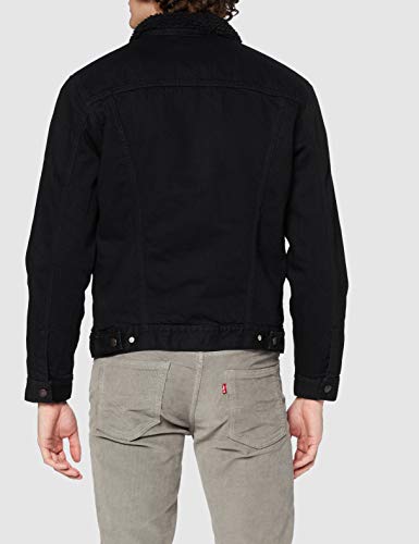 Levi's Type 3 Chaqueta Vaquera, Berk Sherpa Trucker, XS para Hombre