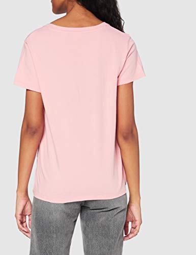 Levi's Vneck Camiseta, Peony, Large para Mujer