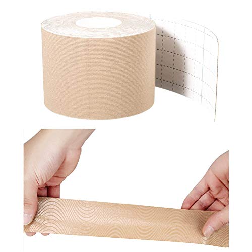 LifeBest Cinta de Levantamiento de Senos Cinta Adhesiva Impermeable Impermeable para el Pecho con 5 Pares de Cubre pezones Sujetador Cubiertas sin pezón para pezones
