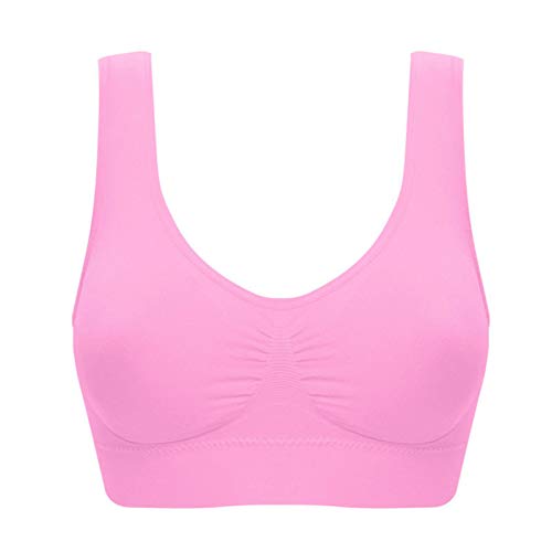 ღLILICATღ Sujetador Deportivo Acolchado para Mujer Top Fitness Workout Camisas para Correr Peso Ligero Ajustable Sujetador De Yoga Tank Top Ropa Interior
