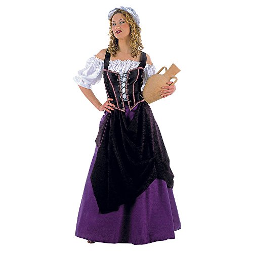 Limit Sport - Disfraz de tabernera medieval para adultos, talla S (MA239)