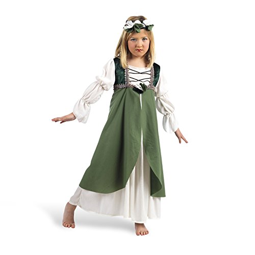 Limit Sport - Disfraz infantil Clarisa medieval, 11-13 años, color verde (MI792 T6)