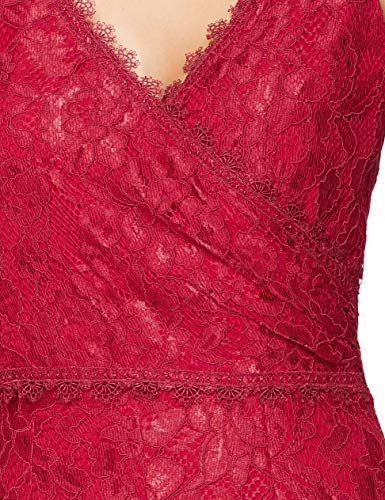 Little Mistress Red Jumpsuit Mono, Rojo (Crimson), 34 para Mujer