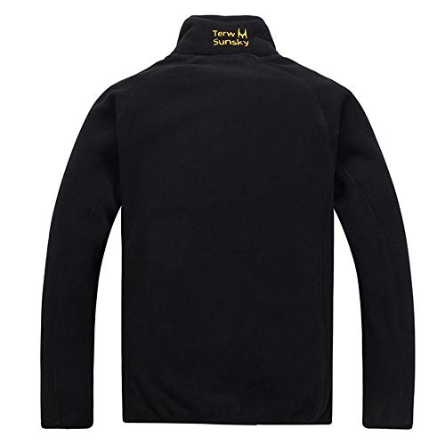 Loeay Chaquetas Casuales para Hombre Invierno cálido Polar Polar Polar a Prueba de Viento Gruesa térmica Reversible Abrigo Masculino Talla Grande Ropa de Abrigo Ropa marrón XXL