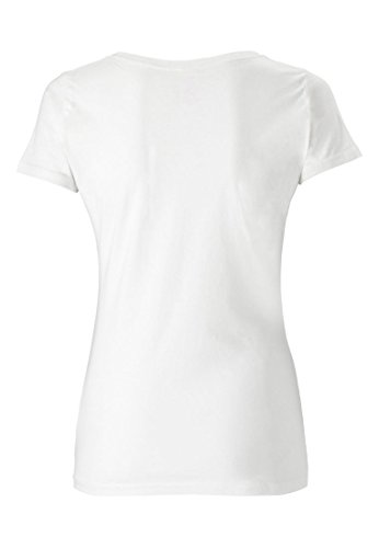 Logoshirt Camiseta para Mujer Droides - R2-D2 y C-3PO - La Guerra de Las Galaxias - Star Wars - Droids - R2-D2 & C-3PO - de Color - Blanco Antiguo - Diseño Original con Licencia, Talla M