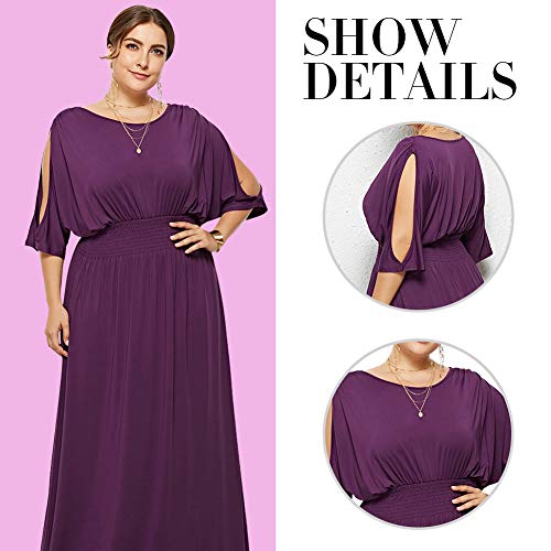 Lover-Beauty Vestido Largo de Fiesta Cóctel Boda para Mujer Dama de Honor Vestido Noche Elegante de Tirantes