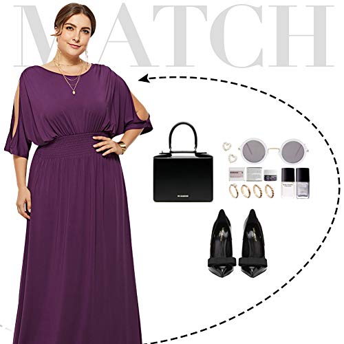 Lover-Beauty Vestido Largo de Fiesta Cóctel Boda para Mujer Dama de Honor Vestido Noche Elegante de Tirantes