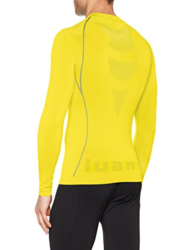 Luanvi Sahara Camiseta térmica, Hombre, Amarillo, XS