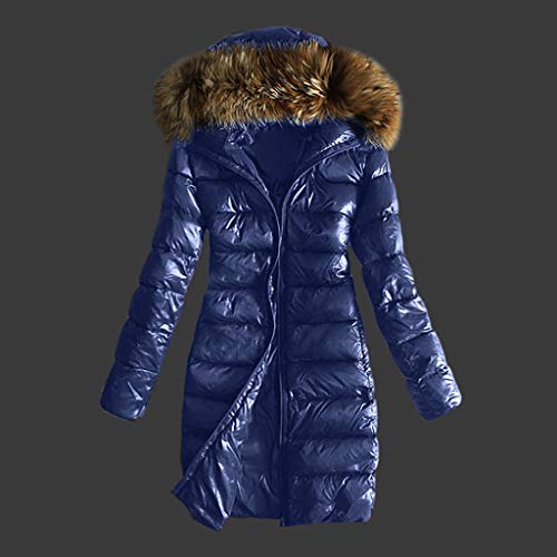 Luckycat Chaquetas Acolchada De Plumas Abrigo Parka para Mujer Abrigo Largo de Invierno Abrigo de Plumas Clásico De Invierno Chaqueta con Capucha para Mujer Chaqueta