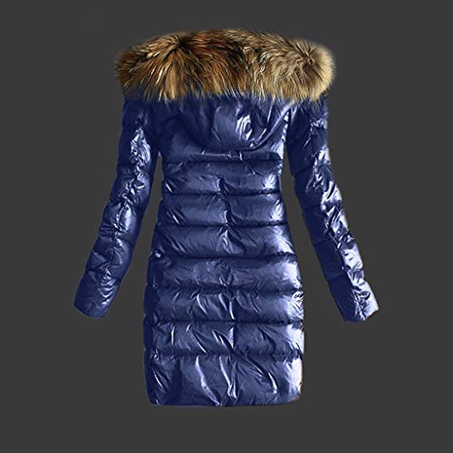 Luckycat Chaquetas Acolchada De Plumas Abrigo Parka para Mujer Abrigo Largo de Invierno Abrigo de Plumas Clásico De Invierno Chaqueta con Capucha para Mujer Chaqueta