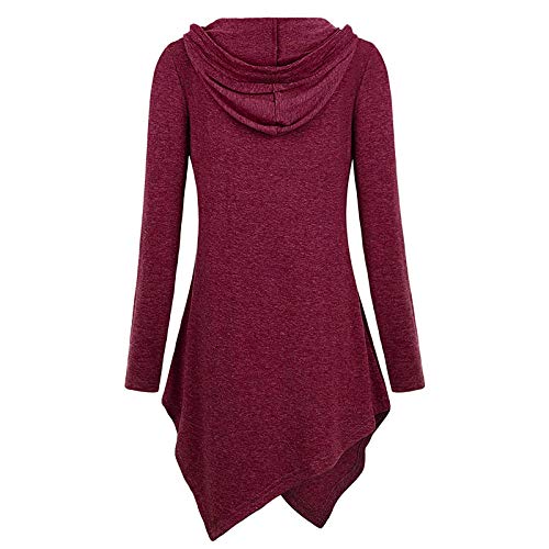 Luckycat Moda Mujer Jersey Invierno SuéTer Largo Mangas Largas Vestido Corto Elegante, Pullover Ropa Mujer Manga Larga Camisa Maciza Blusa Casual Tops Sueltas Camiseta