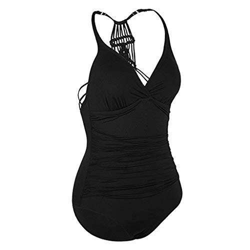 Luckycat Mujer 2019 Push-up Acolchado Bra Bikini Set Bandage Traje de Baño de Playa Color Sólido Bañador Deportivo Traje de Baño de Una Pieza para Mujer Bañadores de Mujer Tallas Grandes Sexy Tankini