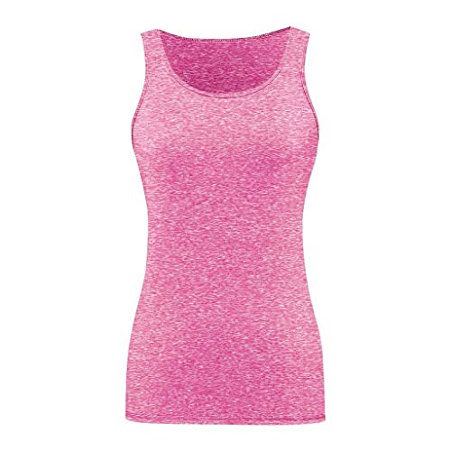 Luckycat Tech Stretch Racerback Tank Top Mujer Camiseta Tirantes sin Mangas de Deporte para Mujer Verano, Tank Top Clásico Chaleco para Fitness Gimnasio Yoga Camiseta de Pijama Dormir