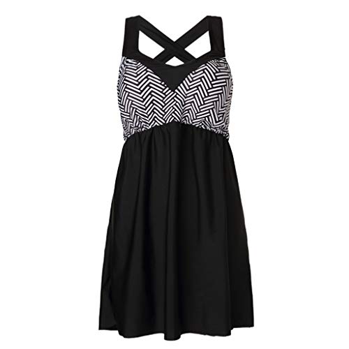 Luckycat Traje de Baño Mujer 2018, Monokini Push Up Bikini Conjunto Bañador de Cintura Alta, Tankini Ropa de Baño para Playa Tallas Grandes