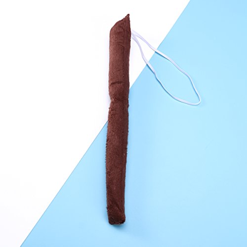 LUOEM Animal Cosplay Headband Tail Bow Costume Set Monkey Ears Diademas Hair Band para Cosplay Fiesta de disfraces de Halloween, paquete de 3