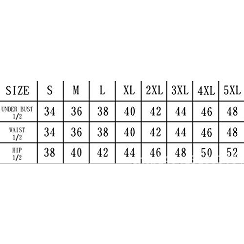 LWX Mujer Talla Grande Bañadores Push up Halter de Mujer Traje de baño formador de Figura con faldita Bauchweg,Blue,XXL