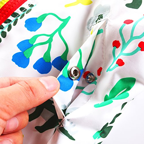 LZH Impermeable Chubasquero para Niño o Niñas, Dinosaurio Capa de Lluvia de Dibujos Animados con Capucha Chaqueta Pantalones Traje