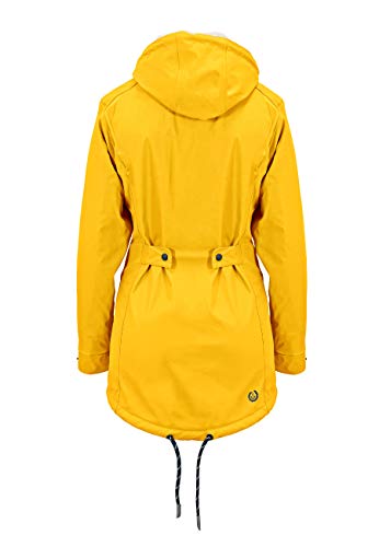 MADSea Friesennerz - Chubasquero con forro para mujer, color amarillo amarillo 54