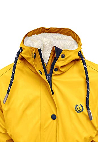 MADSea Friesennerz - Chubasquero con forro para mujer, color amarillo amarillo 54