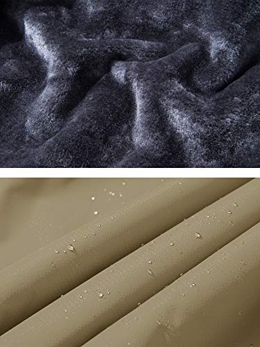 MAGCOMSEN Chaquetas de invierno para hombres gruesa chaqueta de nieve ropa al aire libre impermeable Chaquetas para hombre Chaquetas de lluvia Pesca Abrigos de trabajo de vacaciones