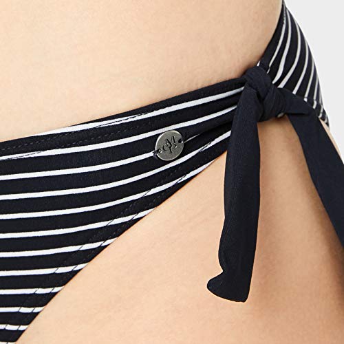 Marc O'Polo Beach W Slip, Conjuntos de Bikini para Mujer, Multicolor (white/black 001), 44 (Talla fabricante: 18)