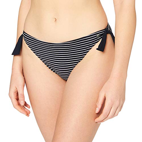 Marc O'Polo Beach W Slip, Conjuntos de Bikini para Mujer, Multicolor (white/black 001), 44 (Talla fabricante: 18)