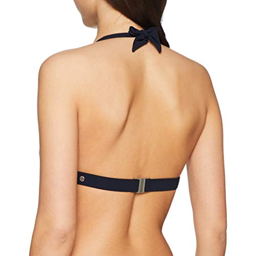Marc O’Polo Body & Beach Beach W-Triangle Bikini-Top Parte de Arriba, Negro (Blauschwarz 001), 95C (Talla del Fabricante: 040C) para Mujer