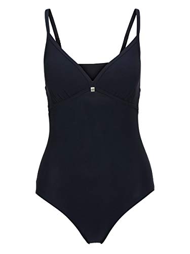 Marc O’Polo Body & Beach Beachsuit Mono, Schwarz (Blauschwarz 001), Talla Alemana: 42, 85D (Talla Fabricante: 042D) para Mujer
