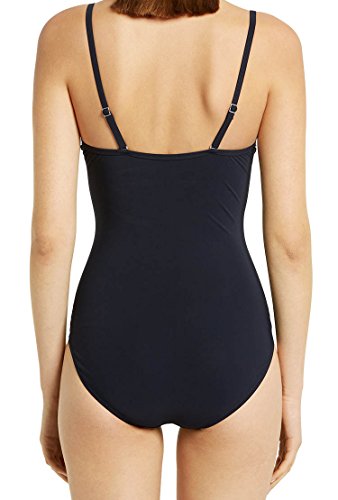 Marc O’Polo Body & Beach Marc O´Polo Beachsuit Mono, Negro (Blauschwarz 001), 42D para Mujer