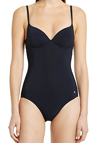 Marc O’Polo Body & Beach Marc O´Polo Beachsuit Mono, Negro (Blauschwarz 001), 42D para Mujer